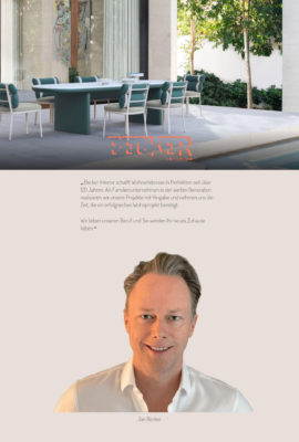 Relaunch der Webseite der Firma Becker Interior Wohnerlebnisse in Perfektion seit über 120 Jahren