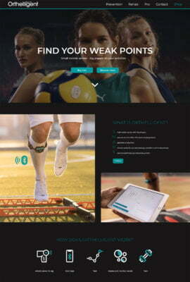 Relaunch der Webseite der Firma Orthelligent find your weak points