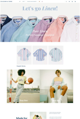 Relaunch der Webseite der Firma COLOURS & SONS